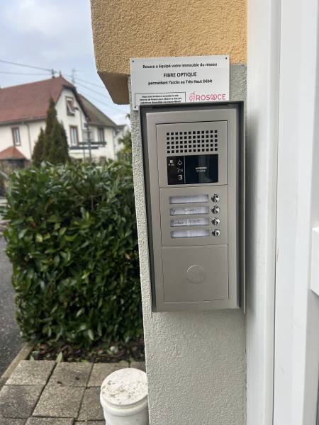 Installation d'un d’interphone collectif à Saverne